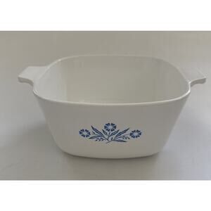 Vintage Corning‎ Ware Blue Cornflower Casserole Dish P-1 3/4-B MCM USA Made
